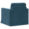 vidaXL Sofa Blau Gesamtabmessungen: 78 x 78 x 80 cm (B x T x H) Samt