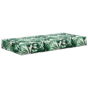 vidaXL Sitzkissen f&uuml;r Outdoor Tropische Bl&auml;tter 80 x 40 x 8 cm