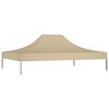 vidaXL Partyzelt-Dach 4x3 m Beige 270 g/m²