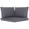 vidaXL 9-tlg. Garten-Lounge-Set mit Kissen in Anthrazit