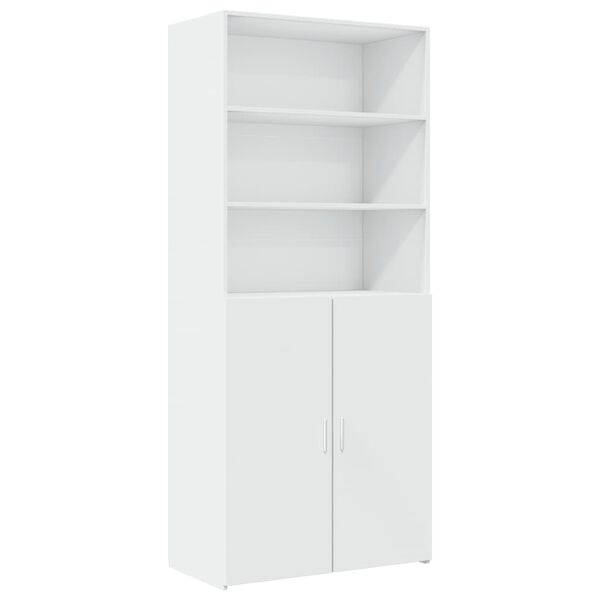 vidaXL Highboard Wei&szlig; 80x42,5x249 cm Holzwerkstoff