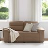 vidaXL 2-Sitzer-Sofa Cappuccino 120 cm Kunstleder