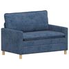 vidaXL Sofa Blau 126 x 81 x 87,5 cm Polyester