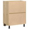 vidaXL Schrank SKI Honigbraun 60 x 46 x 81,5 cm Massives Kiefernholz