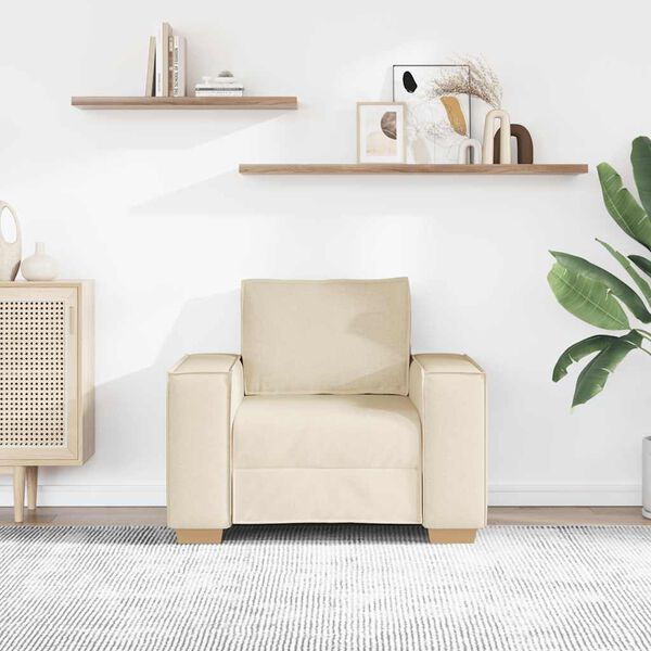 vidaXL Sofa Stuhl Leinen 100x78x84 cm