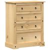 vidaXL Kommode Corona 92x48x114 cm Massivholz Kiefer