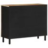 vidaXL Sideboard 90x33,5x75 cm Raues Mangoholz