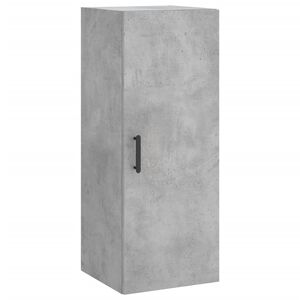 vidaXL Wandschrank Betongrau 34,5x34x90 cm