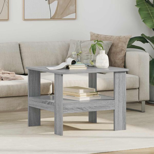 vidaXL Couchtisch Graues Sonoma 57 x 55 x 45 cm Holzwerkstoff