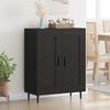 vidaXL Sideboard Schwarz Eichen-Optik 69,5 x 34 x 90 cm