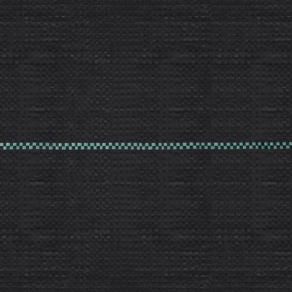 vidaXL Unkrautfolie Schwarz 2x50 m PP