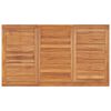 vidaXL Garten-Esstisch 140x80x77 cm Massivholz Teak