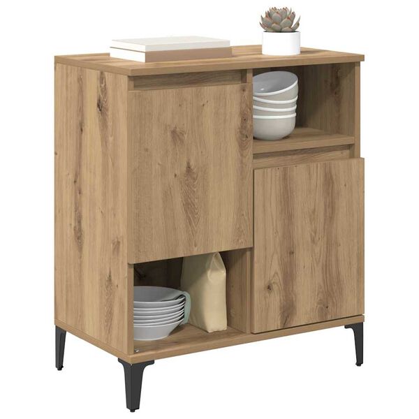 vidaXL Sideboard Artisan-Eiche 60 x 35 x 70 cm Holzwerkstoff