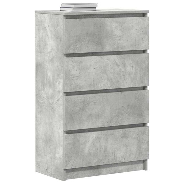 vidaXL Sideboard Betongrau 60x35x98,5 cm Holzwerkstoff