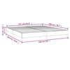 vidaXL Boxspringbettgestell Cappuccino-Braun 160x200 cm Kunstleder