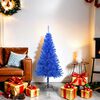 vidaXL K&uuml;nstlicher Weihnachtsbaum mit St&auml;nder Blau 120 cm PVC