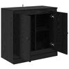 vidaXL Sideboard Schwarz Eichen-Optik 70 x 35,5 x 67,5 cm