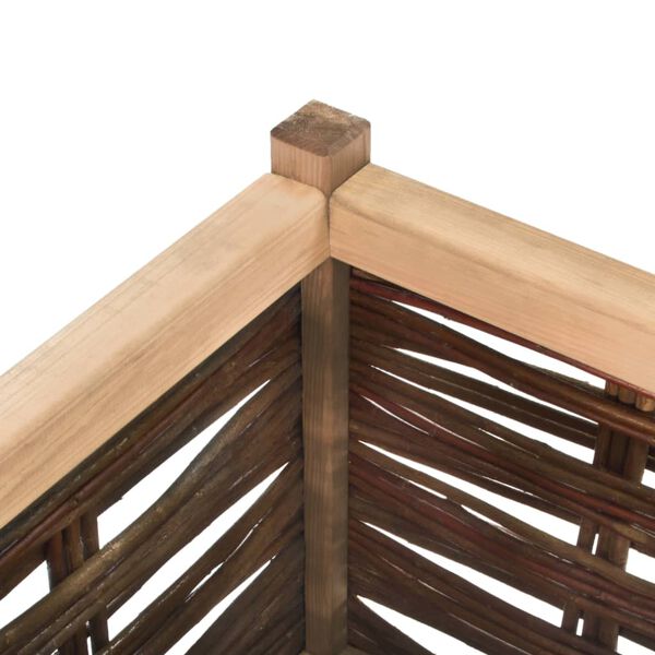 vidaXL Garten-Hochbeet 80×40×40 cm Kiefer Massivholz