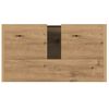 vidaXL Waschbeckenunterschrank Artisan-Eiche 60x33x60 cm