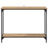 vidaXL Konsolentisch Artisan-Eiche 101 x 30.5 x 75 cm Holzwerkstoff