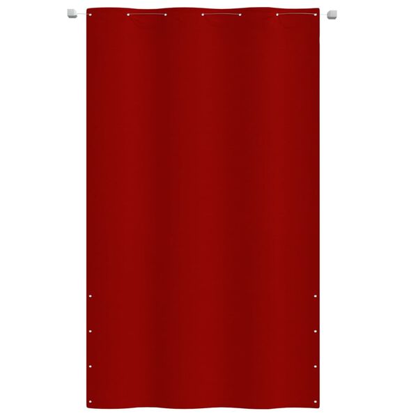 vidaXL Balkon-Sichtschutz Rot 140x240 cm Oxford-Gewebe