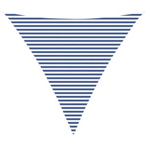 vidaXL Sonnensegel Blau und Wei&szlig; 5 x 5 x 5 m 100 % Polyester Oxford