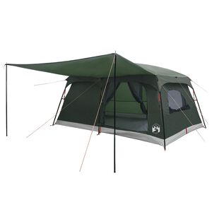 vidaXL Familienzelt 16 Personen Olivegr&uuml;n Polyester und Stahl