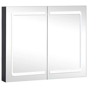 vidaXL LED-Spiegelschrank fürs Bad 80x12,2x68 cm