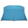 vidaXL Campingzelt mit Dach mit Speicher Blau 320 x 275 x 190 cm Taft