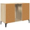 vidaXL Waschbeckenunterschrank Sonoma-Eiche 80x33x60 cm Holzwerkstoff