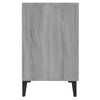 vidaXL Sideboard Grau Sonoma 100x36x60 cm Holzwerkstoff