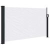 vidaXL Seitenmarkise Ausziehbar Wei&szlig; 120x500 cm