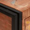 vidaXL Sideboard mit T&uuml;ren Braun Massives recyceltes Holz und Metall