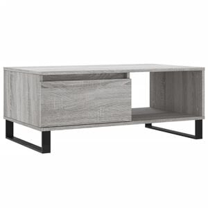vidaXL Couchtisch Grau Sonoma 90x50x36,5 cm Holzwerkstoff