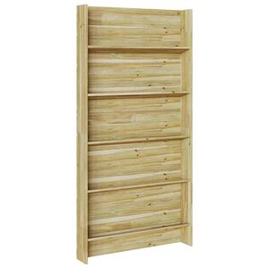 vidaXL Pflanzenregale Braun 90 x 15 x 180 cm Impr&auml;gniertes Kiefernholz