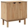 vidaXL Flurschrank OTTA 75x40x75 cm Massivholz Kiefer