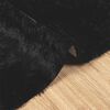 vidaXL Teppich Shaggy Hochflor NAVARRA Schwarz 200x290 cm Polyester