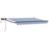vidaXL Manuelle Gelenkarmmarkise mit LEDs 2,5 x 2 m