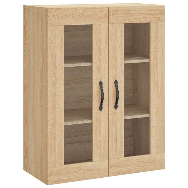 vidaXL Wandschrank Sonoma-Eiche 69,5x34x90 cm Holzwerkstoff