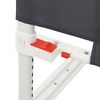 vidaXL Kleinkind-Bettschutzgitter Dunkelgrau 190x25 cm Stoff
