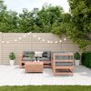 vidaXL 5-tlg. Garten-Lounge-Set mit Kissen Massivholz Douglasie