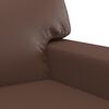 vidaXL 2-Sitzer-Sofa Braun 120 cm Kunstleder
