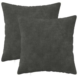 vidaXL Kissenbezug 2 pcs HEERLEN Anthrazit 30 x 30 cm
