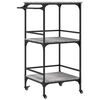 vidaXL K&uuml;chenwagen Grau Sonoma 60,5x50x105 cm Holzwerkstoff