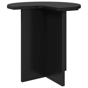 vidaXL Beistelltisch Schwarz Eichen-Optik &Oslash; 39 x 38 cm Holzwerkstoff