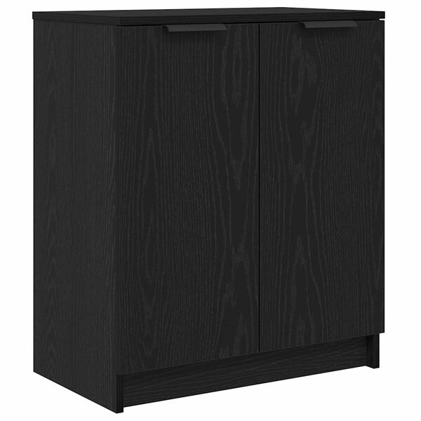 vidaXL Schuhschrank Schwarz Eichen-Optik 59 x 35 x 70 cm Holzwerkstoff