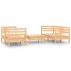 vidaXL 5-tlg. Garten-Lounge-Set Kiefer Massivholz