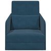 vidaXL Schlafsofa Blau 65 x 80 x 83 cm Samt
