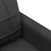 vidaXL 2-Sitzer-Sofa Schwarz 120 cm Stoff