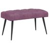 vidaXL Bank mit Knopfheftung Lila 80 x 40 x 46 cm Samt